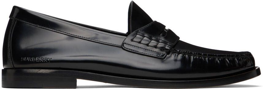 Burberry Black Coin Detail Loafers - Picture 5