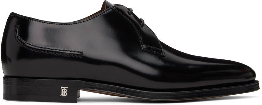 Burberry Black Hardware Oxfords - Picture 5