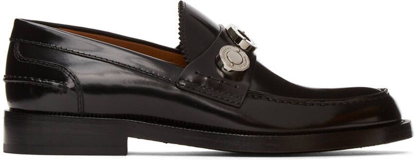 Burberry Black Leather Fred Loafers - Picture 4