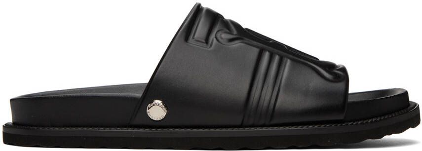 Burberry Black Motif Sandals - Picture 5