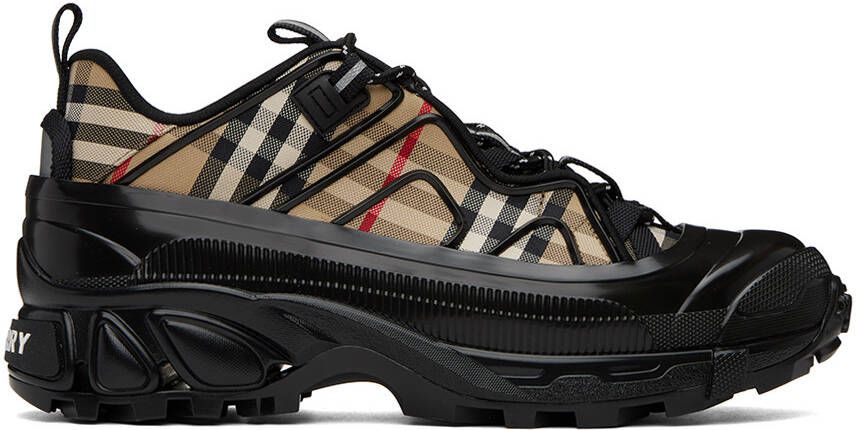 Burberry Black Vintage Check Sneakers