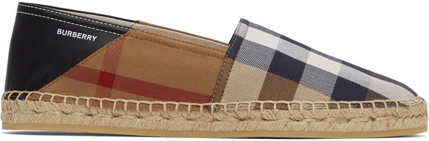 Burberry Brown Check Espadrilles - Picture 5
