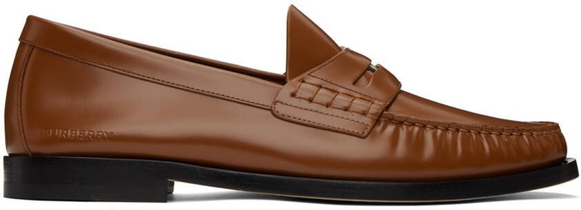 Burberry Brown Coin Loafers - Picture 5