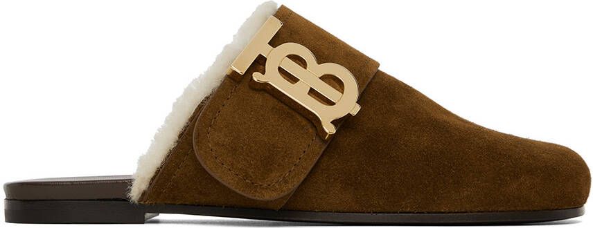 Burberry Brown Lyla Mules