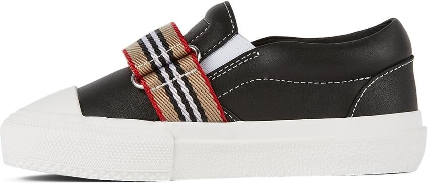 Burberry Baby Icon Stripe Ben Slip-On Sneakers - Picture 3