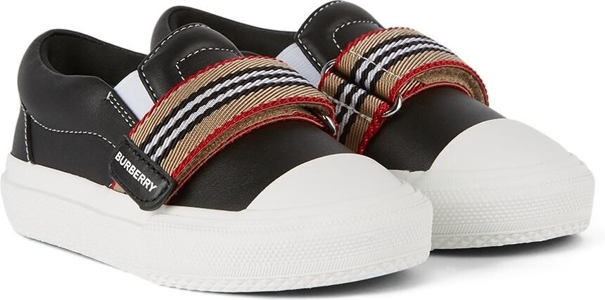 Burberry Baby Icon Stripe Ben Slip-On Sneakers - Picture 2