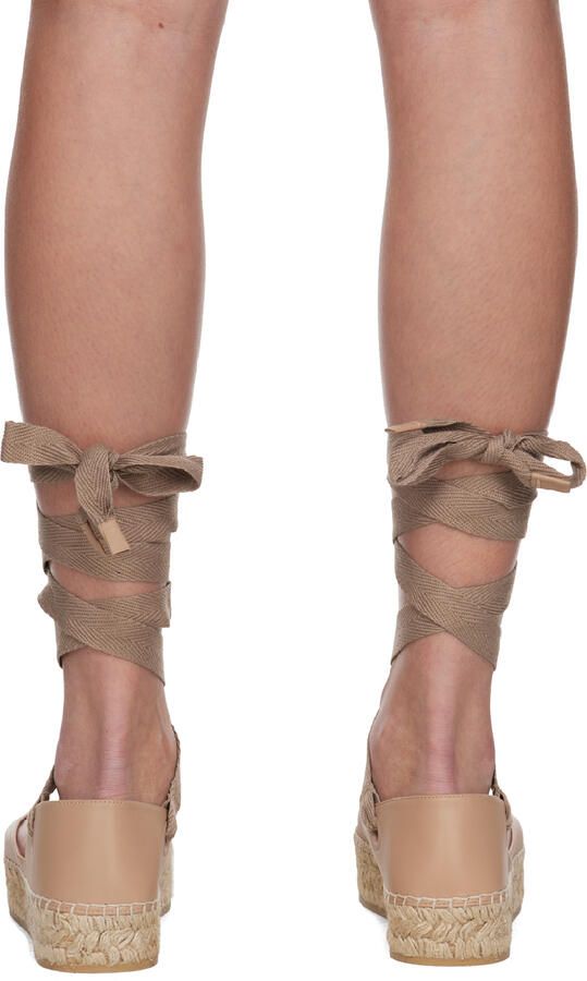 Burberry Beige Embroidered Espadrilles - Picture 3