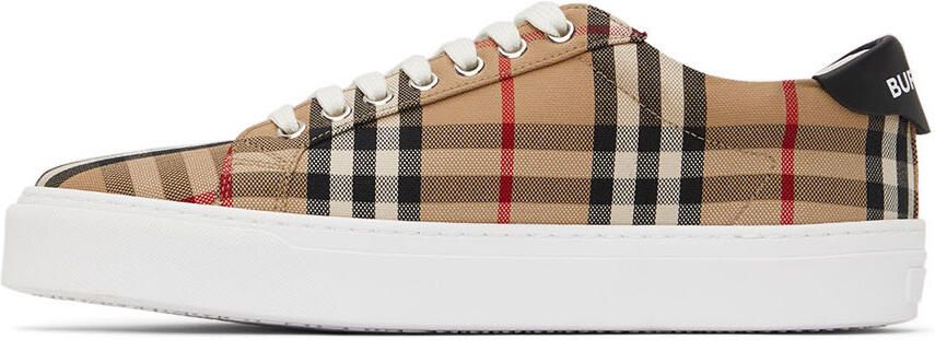 Burberry Beige Rangleton Sneakers - Picture 3