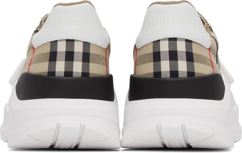 Burberry Beige Vintage Check Sneakers