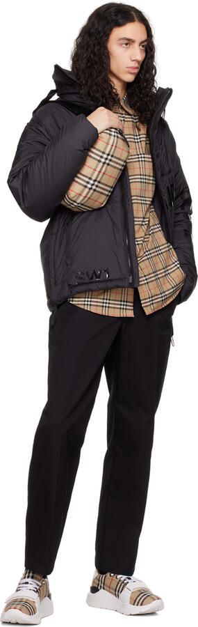 Burberry Beige Vintage Check Sneakers - Picture 4