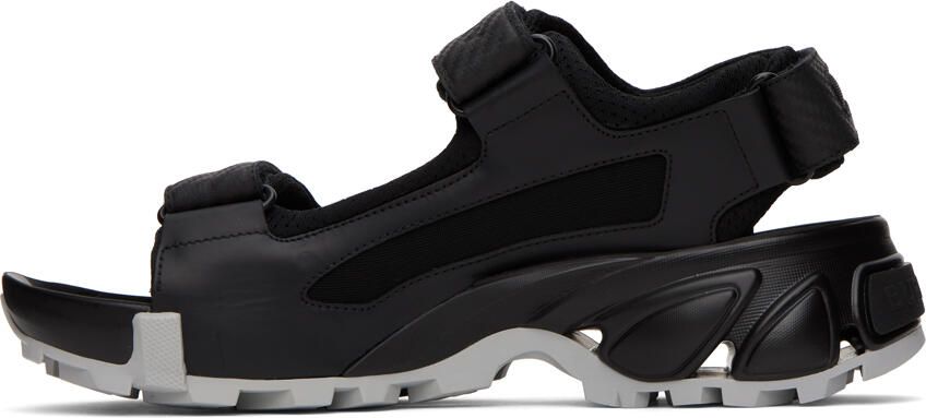 Burberry Black Arthur Sandals - Picture 3