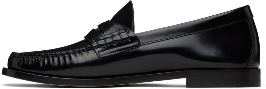 Burberry Black Coin Detail Loafers - Picture 4