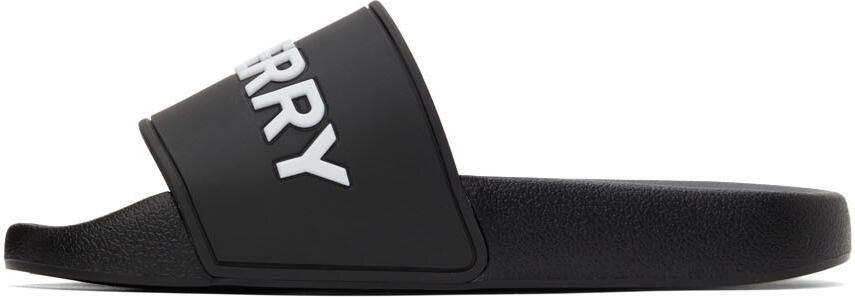 Burberry Black Furley Slides - Picture 3