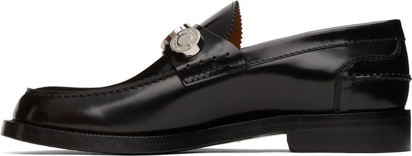 Burberry Black Leather Fred Loafers - Picture 3
