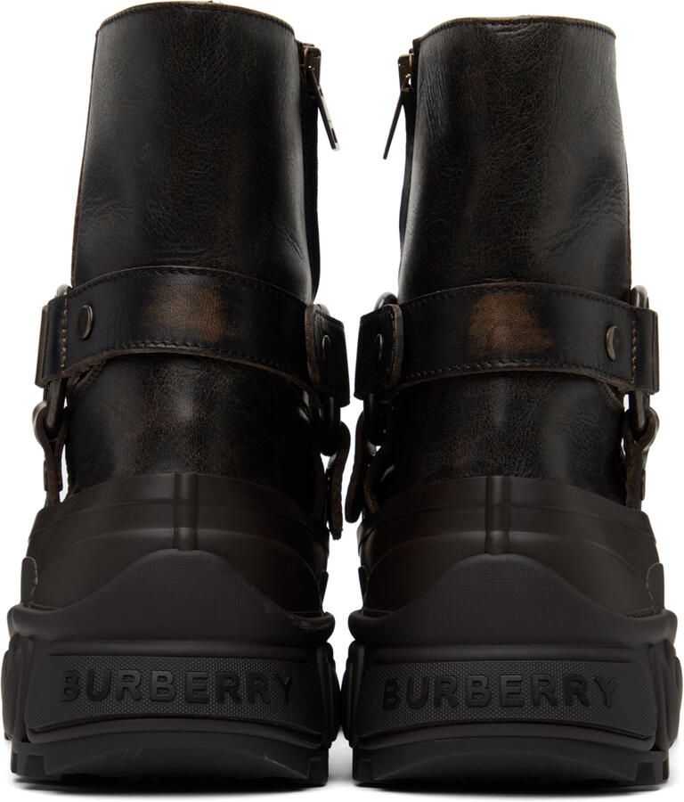 Burberry Black Mallory Boots - Picture 4
