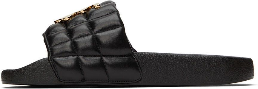 Burberry Black Monogram Motif Slides - Picture 3