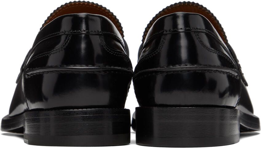 Burberry Black Motif Loafers