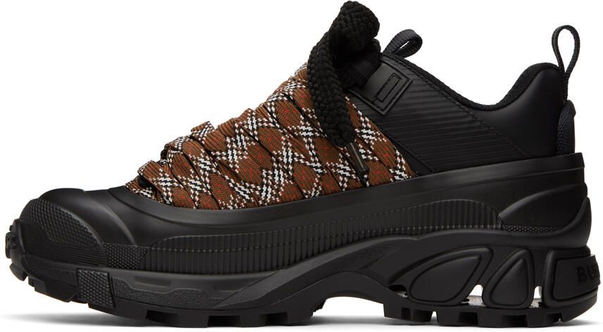 Burberry Black Paneled Sneakers - Picture 3