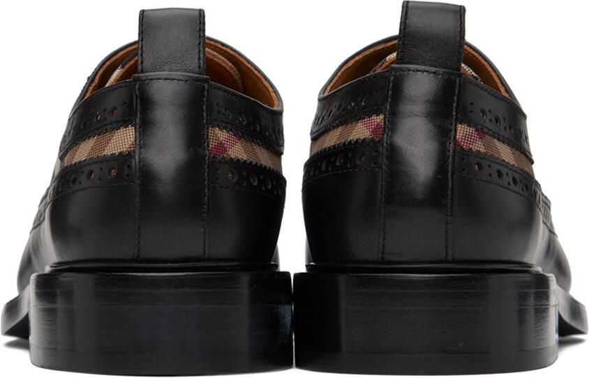 Burberry Black Vintage Check Derbys