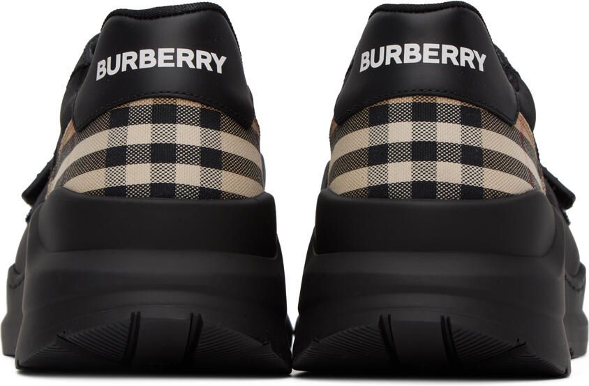 Burberry Black Vintage Check Sneakers