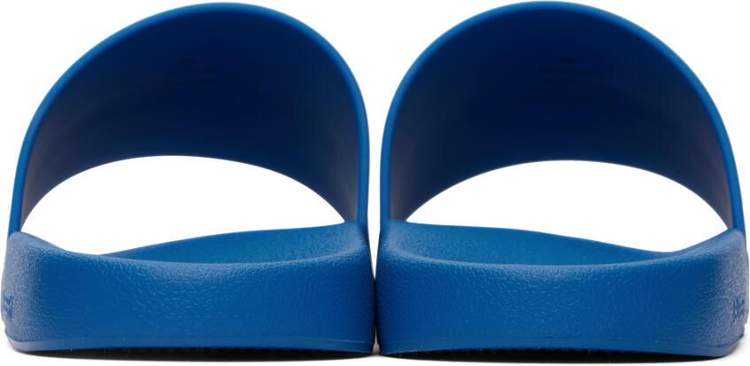 Burberry Blue Embossed Slides