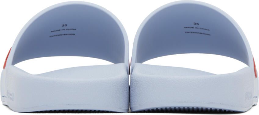 Burberry Blue Furley Slides