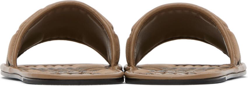 Burberry Brown Alixa Flat Sandals