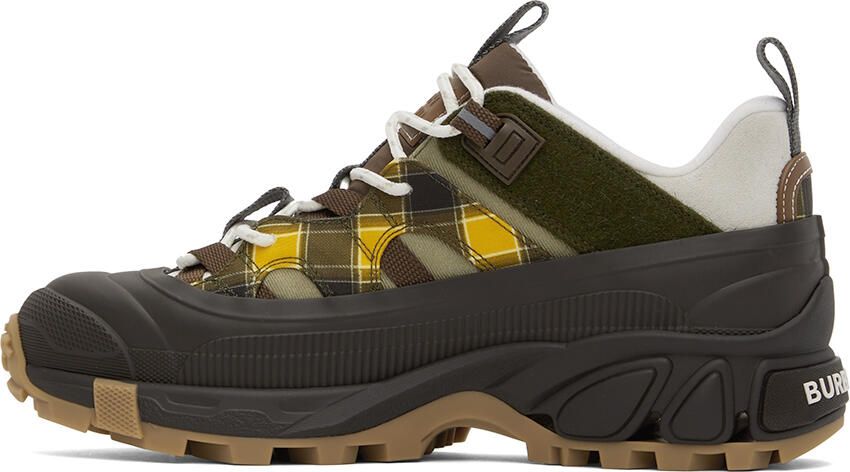 Burberry Brown Arthur Low-Top Sneakers - Picture 3