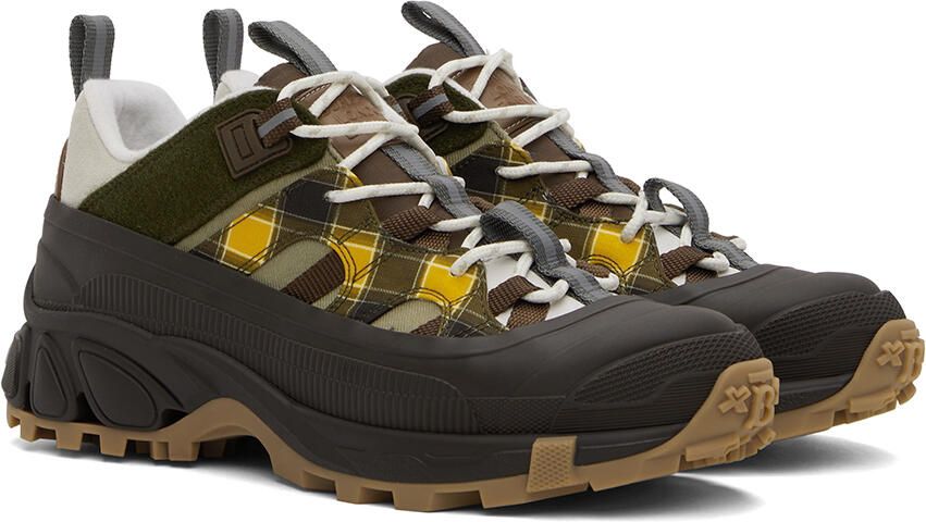 Burberry Brown Arthur Low-Top Sneakers - Picture 2