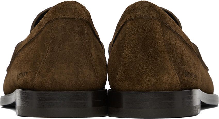 Burberry Brown Coin Detail Loafers
