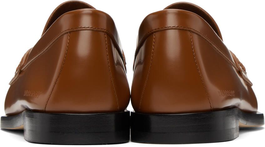 Burberry Brown Coin Loafers