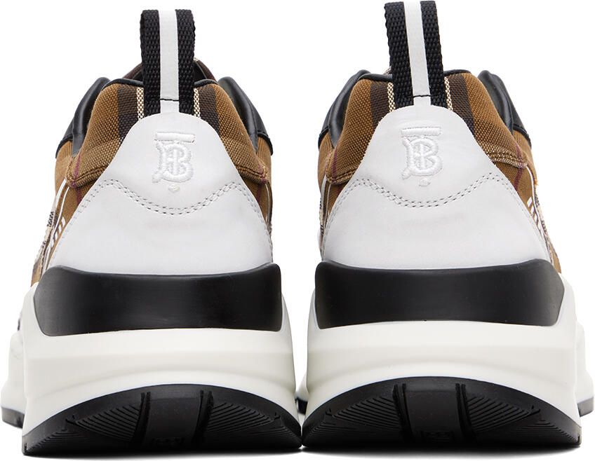 Burberry Brown Vintage Check Sneakers
