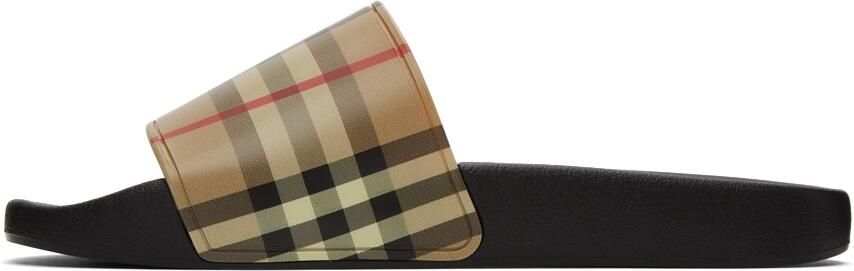 Burberry Check Furley Slides - Picture 4