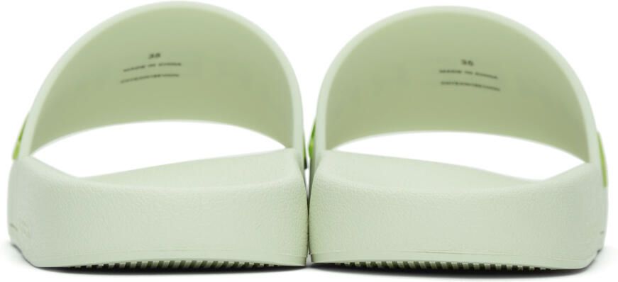Burberry Green Furley Slides - Picture 2