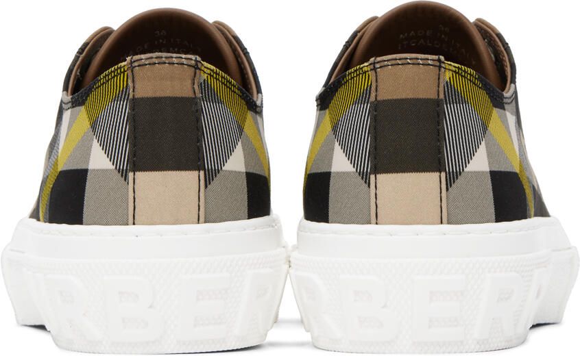 Burberry Multicolor Exaggerated Check Sneakers