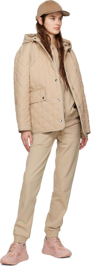 Burberry Pink Embossed Sneakers - Picture 4