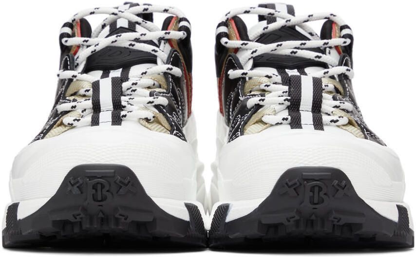 Burberry White Icon Stripe Arthur Sneakers - Picture 3