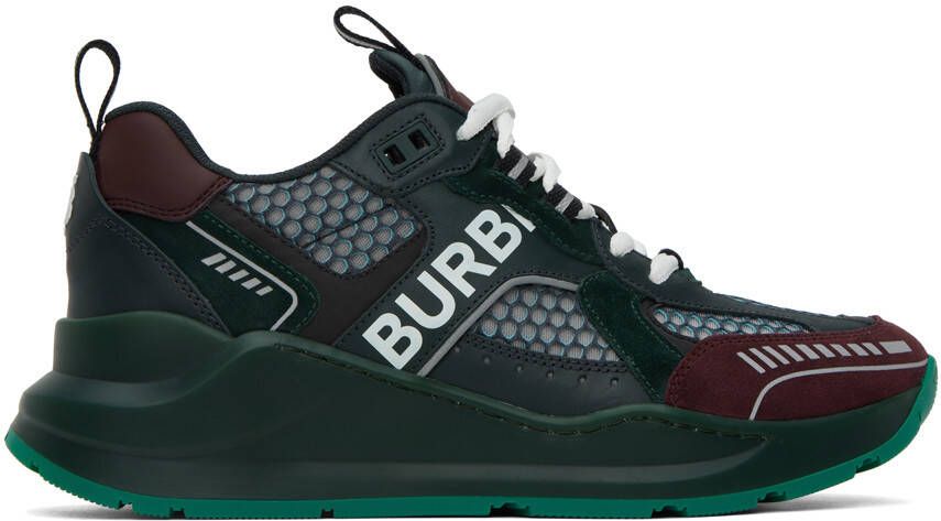 Burberry Green Embossed Sneakers - Picture 5