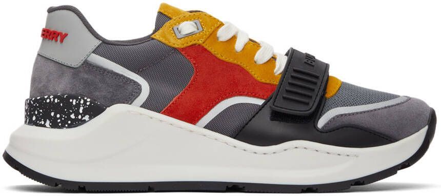 Burberry Grey Ramsey Sneakers - Picture 5