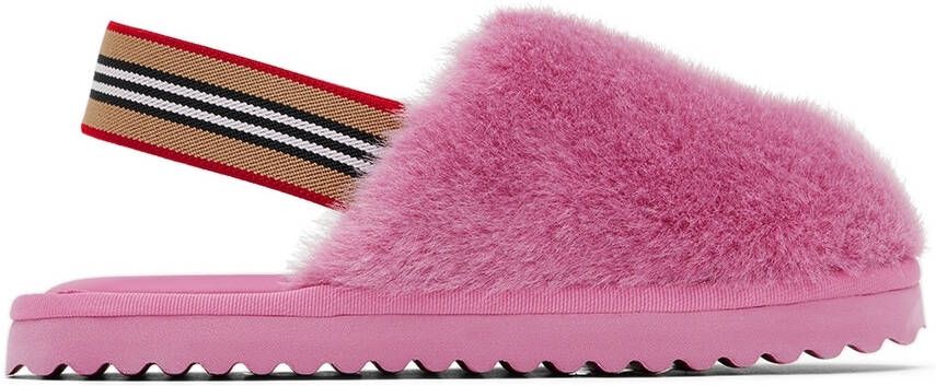 Burberry Kids Pink Litherton Sandals - Picture 5