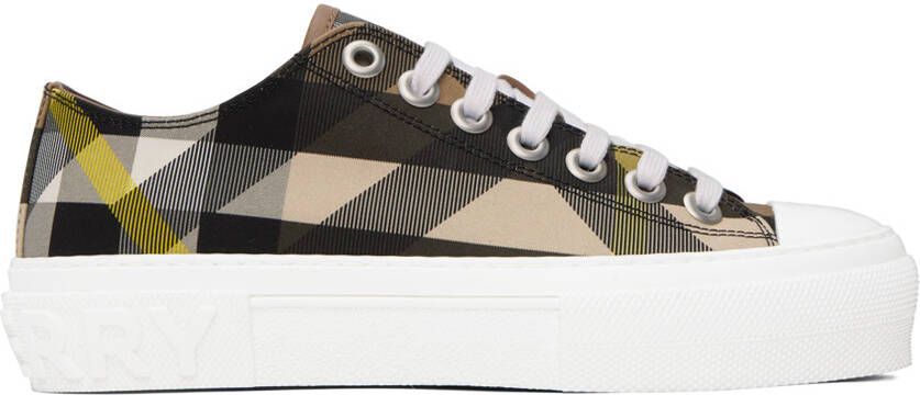 Burberry Multicolor Exaggerated Check Sneakers - Picture 5