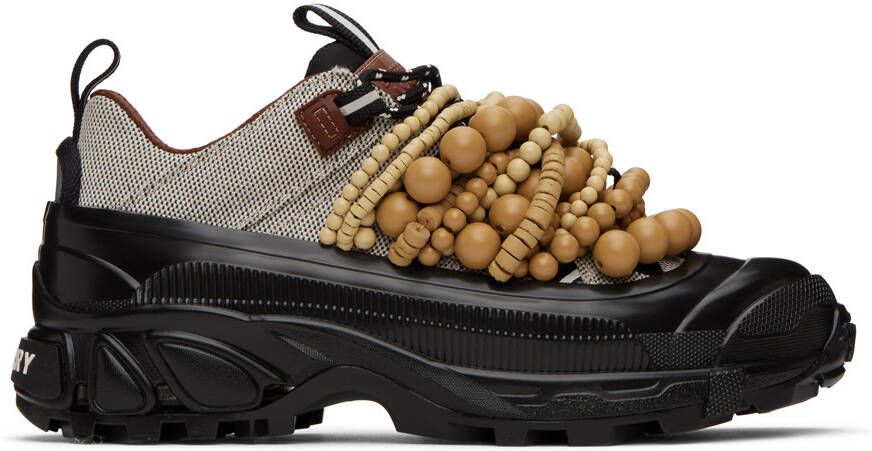 Burberry White & Black Arthur Sneakers