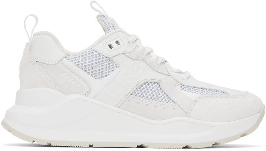 Burberry White Sean Sneakers - Picture 5