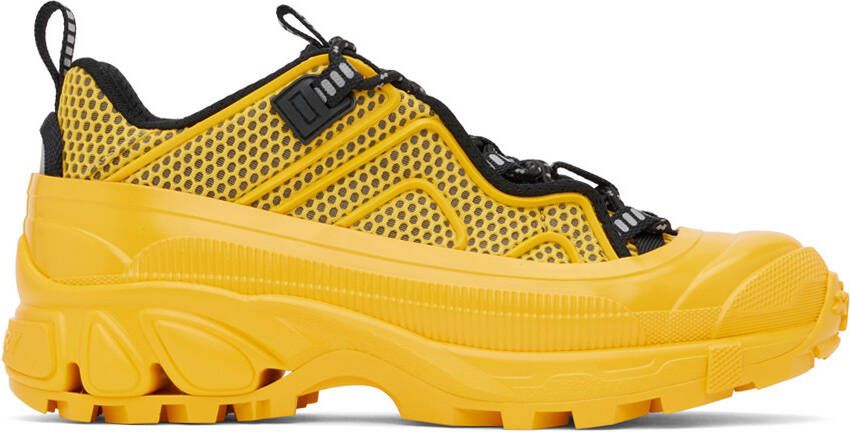 Burberry Yellow Madelina Sneakers