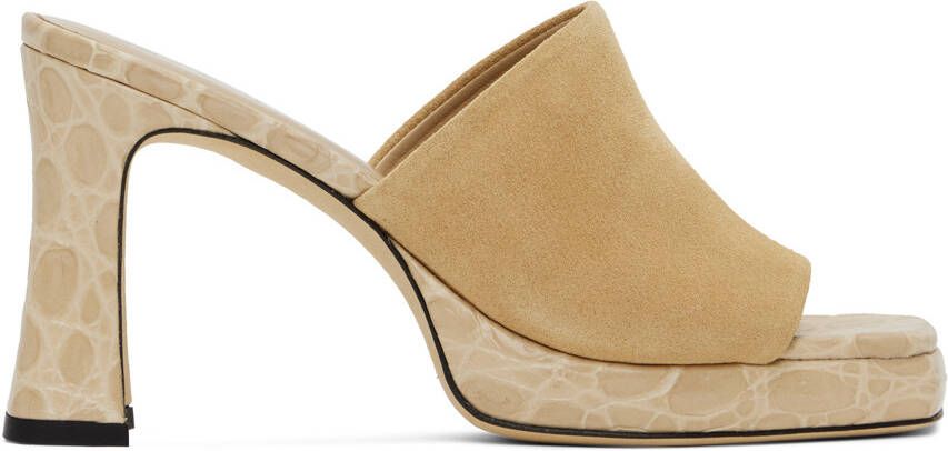 BY FAR Beige Beliz Heeled Sandals - Picture 5
