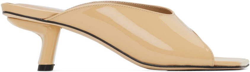 BY FAR Beige Huston Heeled Sandals - Picture 5