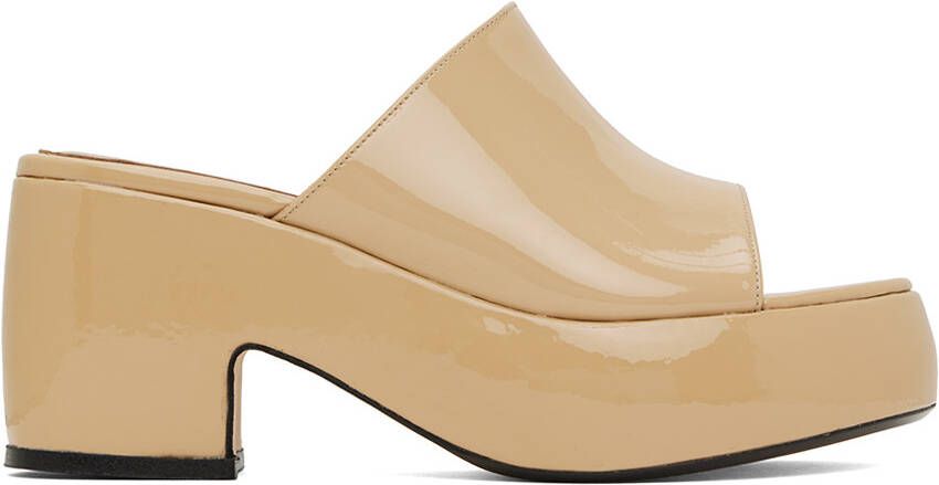 BY FAR Beige Leroy Heeled Sandals - Picture 5