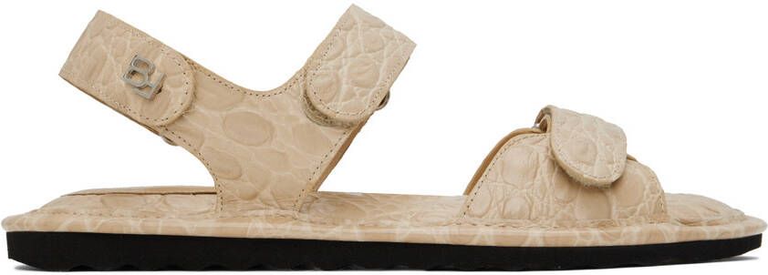 BY FAR Biege Gideon Sandals