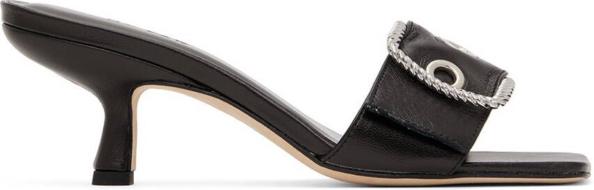 BY FAR Black Davina Mules - Picture 5
