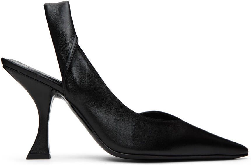 BY FAR Black Yasha Heels